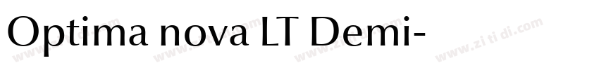 Optima nova LT Demi字体转换 Optima nova LT Demi字体转换